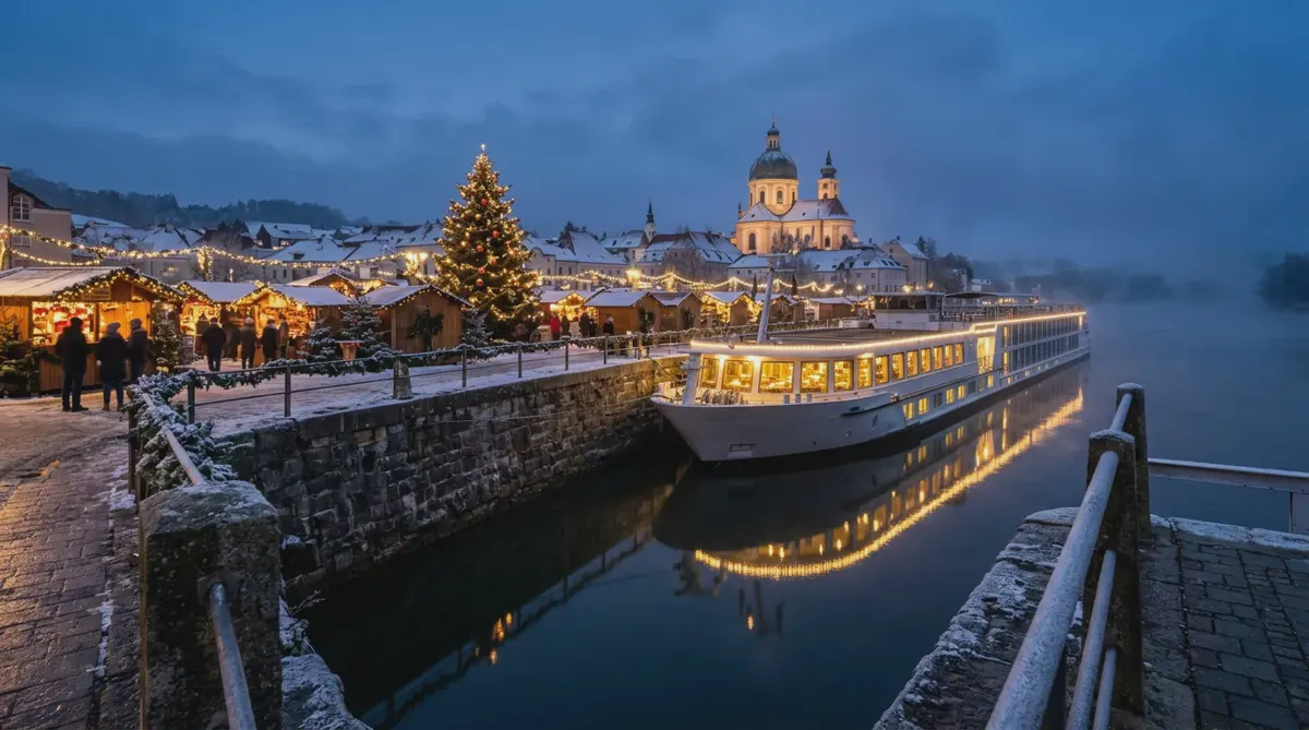Christmas market river cruises 2026: Danube or Rhine, which lines sail them, and your phone on board