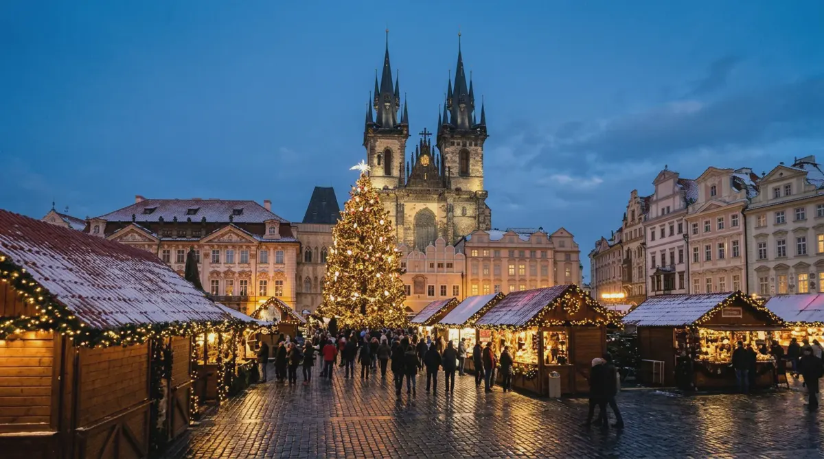 Prague Christmas market 2026: dates, tree lighting, prices and getting there